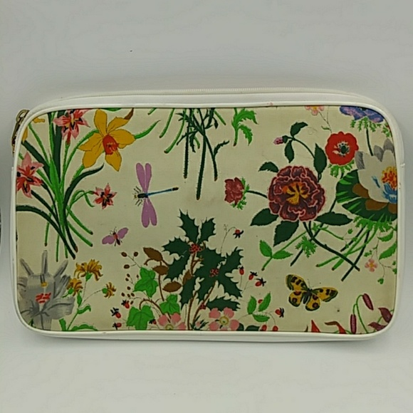 🔥GUCCI FLORA VINTAGE CLUTCH - Picture 3 of 7